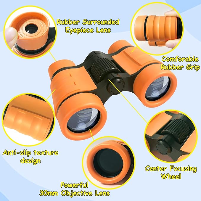 ESSENSON Bug Catcher and Kids Explorer Kit, Outdoor Bug Catching Explorer Adventure Kit with Binoculars, Summer Outdoor Toys for Kids Ages 4-8