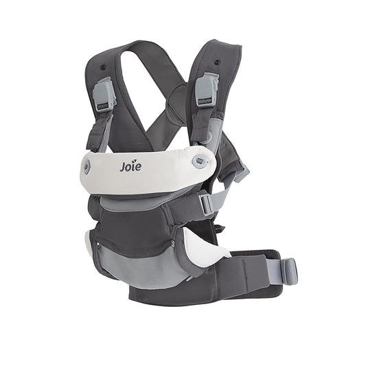 Joie Savvy lite 3-in-1 Baby Carrier – Lightweight, Ergonomic Baby Carrier with 3 Carry Positions, Padded Straps, and Lumbar Support (Cobblestone)