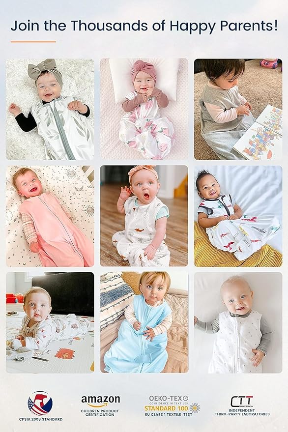 TotAha Toddler Sleep Sack 1.0 TOG for 2T-3T-4T, Soft Quilted Wearable Blanket Baby SleeP Bag with 2-Way Safe Zippers,Premium Winter Extra Large Sleeping Sacks