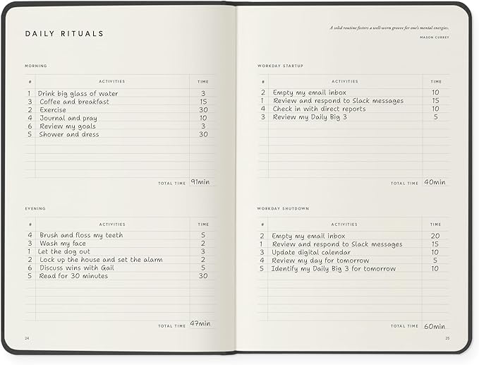 Full Focus Gray Linen Planner by Michael Hyatt - The #1 Daily Planner to Increase Focus, Eliminate Overwhelm, and Achieve Your Biggest Goals - Hardcover