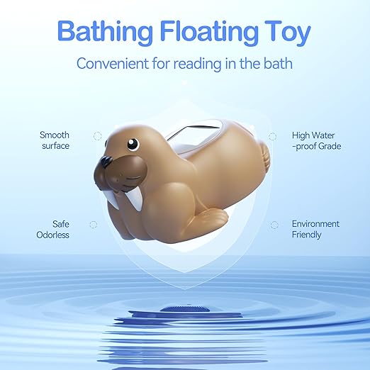 Baby Bath Thermometer for Bathtub, Room|Water Temperature, Baby Bath Floating Toy|Kids Bathroom Safety, Digital LCD with Timer