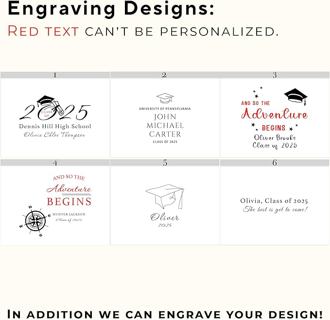 Graduation Memory Box 2025 - Personalized Graduation Gifts for Her Him, Custom Engraved High School Memory Box Organizer Boys Girls, Keepsake Time Capsule, Wooden Storage Chest Congrats Grad