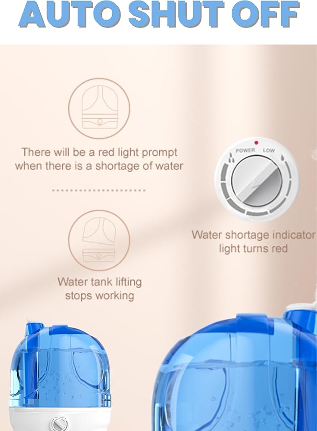 AZEUS Humidifiers for Bedroom, 2.8L Ultrasonic Cool Mist Humidifiers for Home Baby Nursery & Plants, Quiet Top Fill Air Humidifier Lasts Up to 30 Hours, Auto Shut-Off (BPA-Free)