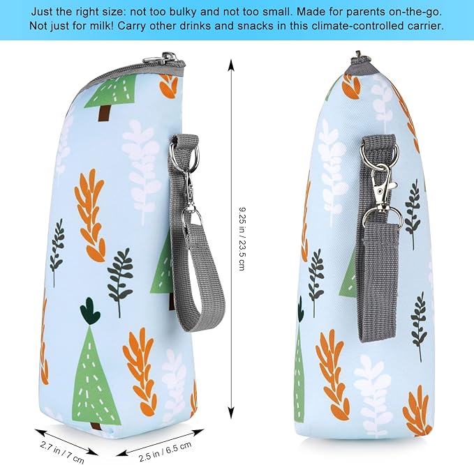 Accmor Baby Bottle Cooler Tote Bags, Insulated Breastmilk Cooler Bag, Nursing Bottle Warmer Bag for Nursing Mom Daycare Travel
