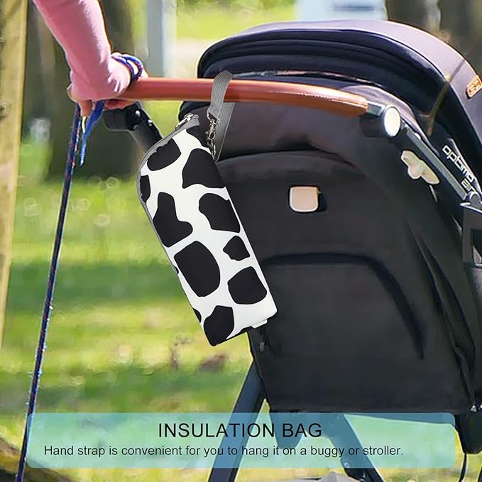 Accmor Baby Bottle Cooler Tote Bags, Insulated Breastmilk Cooler Bag, Nursing Bottle Warmer Bag for Nursing Mom Daycare Travel