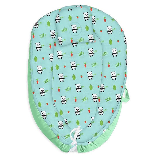 Baby Lounger for Newborn Cover - Newborn Lounger Cover for 0-12 Months, Breathable & Portable Infant Lounger Cover - Soft Baby Floor Seat Cover for Travel, Newborn Essentials - Baby Snuggle Panda