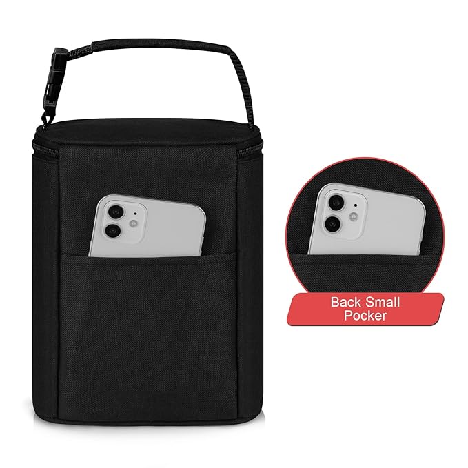 Accmor Breastmilk Cooler Bag, Baby Bottle Cooler Bags, Insulated Tote Bags On The Go, Fits 4 Large 8oz Bottles, for Nursing Mom Daycare Travel