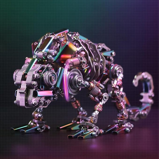 Adult 3D Metal Puzzle, Chameleon Metal Model Set, 3D Metal Adult Puzzle Chameleon Building Blocks, DIY Mechanical Model Set- High-end Gifts for Men