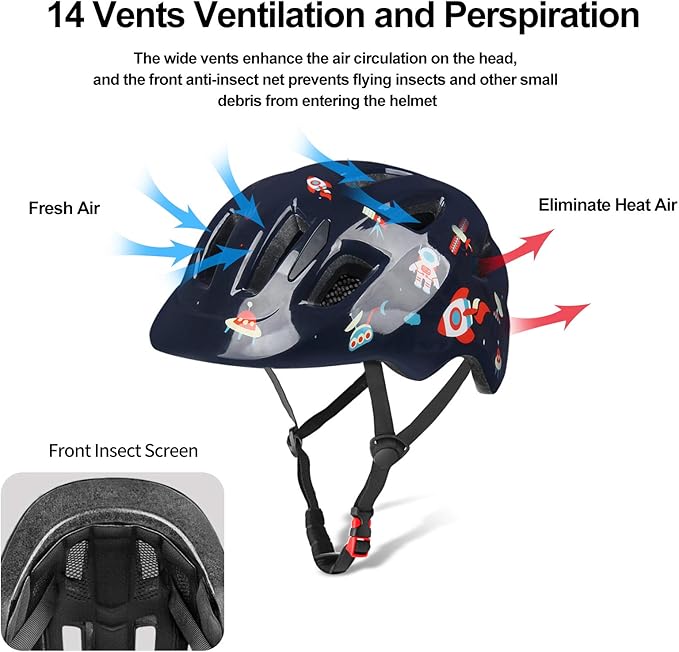 GLAF Baby Bike Helmet Toddler Helmets for 1 Year Old and up Infant Girls Boys Multi Sport Adjustable for Scooter Bicycle Kids Youth Child Skateboard Safety Cycling