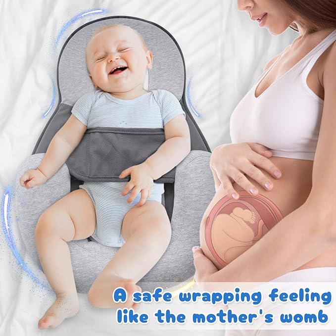 2026 New Rest Nest Baby Lounger Pillow, Baby Lounger Pillow for Infant Support Cushion Reflux
