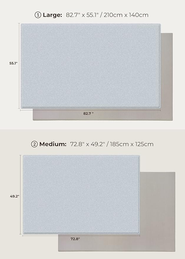 Baby Care Play Mat (Large, Hygge - Spore & Wooden) 82'' x 55'' Original One-Piece Reversible Rollable Waterproof Play Mat for Infants, Babies, Toddler, and Kids