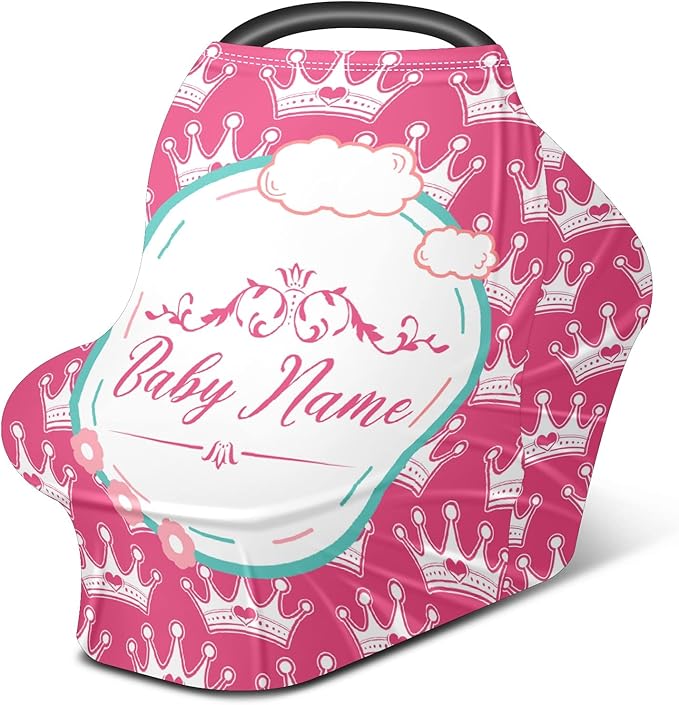 Baby Car Seat Stroller Cover Nursing Cover New Mom Breastfeeding Scarf Soft Stretchy Infant Carrier Cover Car Canopy Coverage