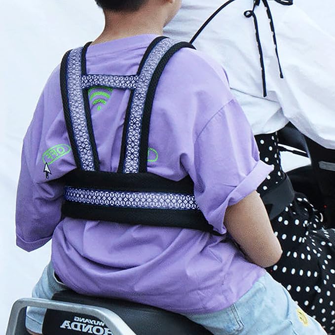 Holiberty Child Motorcycle Safety Harness for Kids Anti-Fall Bike Motorcycle Shoulder Belt Cycling Walking Harness Age 2-12