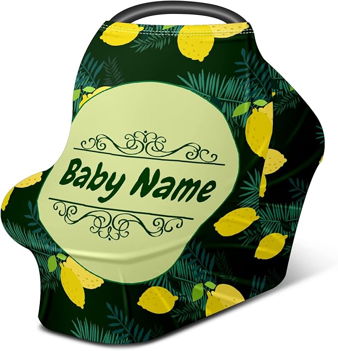 Baby Car Seat Stroller Cover Nursing Cover New Mom Breastfeeding Scarf Soft Stretchy Infant Carrier Cover Car Canopy Coverage