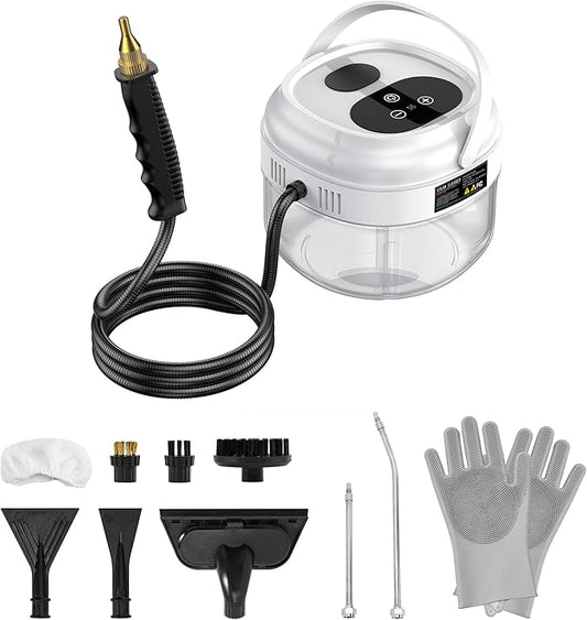 Handheld Steam Cleaner,Portable High-Pressure Steam Cleaner with Smart Touch Screen, Steam Cleaner for Home Cleaning of Bathroom,Furniture,Car, Shower,Kitchen, and Toys
