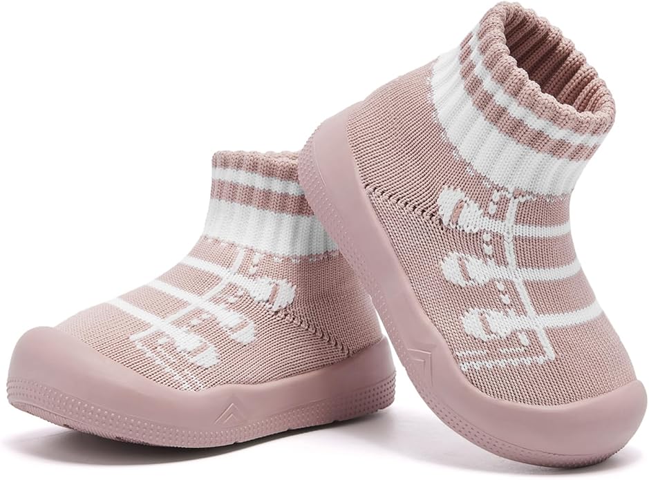 Engtoy Baby Shoes & Socks - Non-Slip Breathable Slippers with Soft Rubber Sole - Baby Boys & Girls Slip On Sneakers
