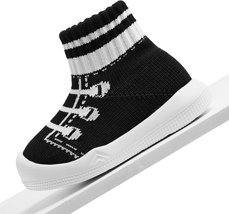 Engtoy Baby Shoes & Socks - Non-Slip Breathable Slippers with Soft Rubber Sole - Baby Boys & Girls Slip On Sneakers