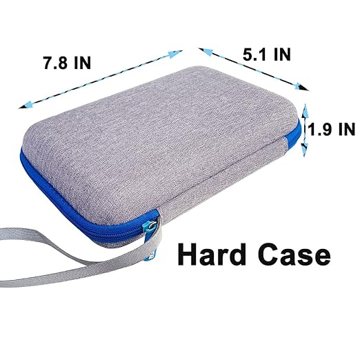 JCHPINE Hard Carrying Case for GiiKER Super Slide Brain Games, Protective Storage Holder for GiiKER Brain Teaser Puzzles Interactive Handheld Game Console Accessories (Blue Case Only)