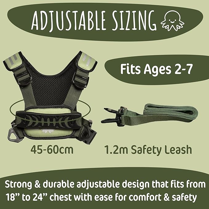Hobbledehoo Safety Harness For Kids & Toddlers Aged 2-7 Years, Child Harness For Walking & Play Autism Safety Awareness