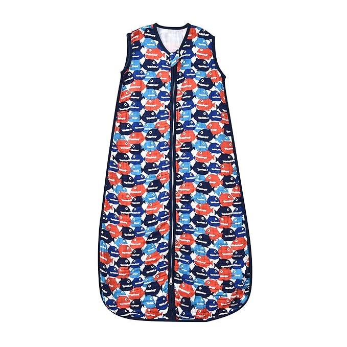 Baby Sleep Sack 2-4 T Boys & Girls Wearable Blanket 100% Organic Cotton 0.5 TOG Toddler Sleeping Sack 2- Way Zipper X-Large