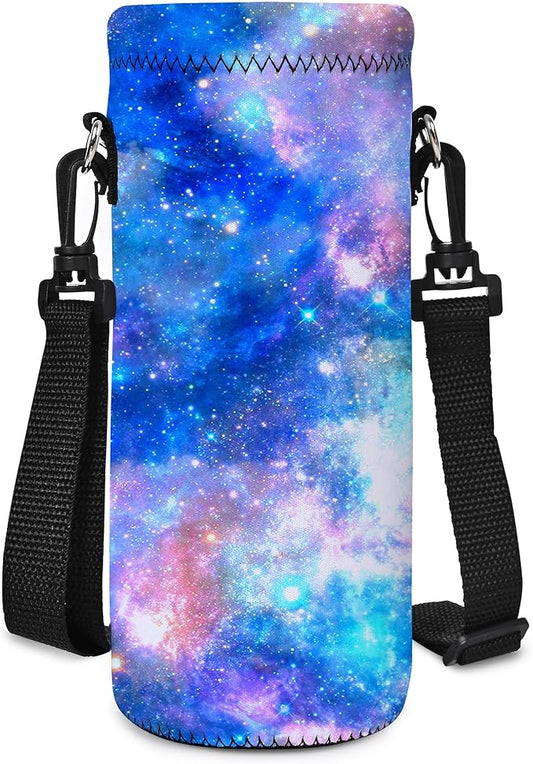 AUPET Water Bottle Bag Carrier,24oz/32oz Insulated Neoprene bottle Sling Holder Case Pouch Cover for 1000ML/750ML Bottles with Shoulder Strap for walking