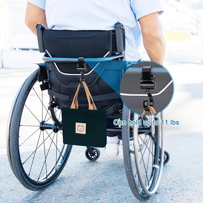 Accmor Stroller Cup Holder with Hook, Bike Cup Holder, Universal Cup Holder for Uppababy Nuna Doona Strollers, 2-in-1 Cup Phone Holder for Stroller, Bike, Wheelchair, Walker, Scooter