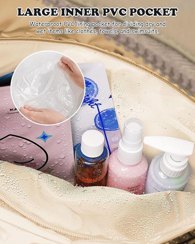 Gifts for Teenagers-Monogram Duffle Bag, Weekender Bags for Women，Overnight Bag with Wet Pocket，Lightweight Travel Bags Personalized Gym Tote with Makeup Pouch