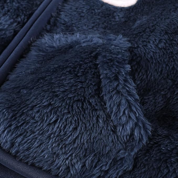 Baby Boys Girls Fleece Vest Zip Up Cute Bear Jackets Fuzzy Fall Winter Warm Clothes Newborn Outwear for Toddler Infant