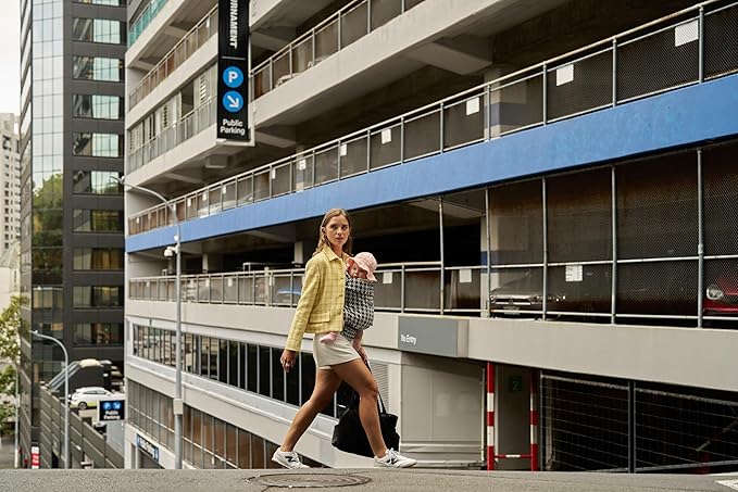 GROWNSY Baby Carrier Newborn to Toddler, Ergonomic Baby Toddler Carrier Slings Wraps with Head Support, Easy to Wear, Infant Carrier Baby Gift, Travel and Hiking Friendly,for 7 to 44 lb(Houndstooth)