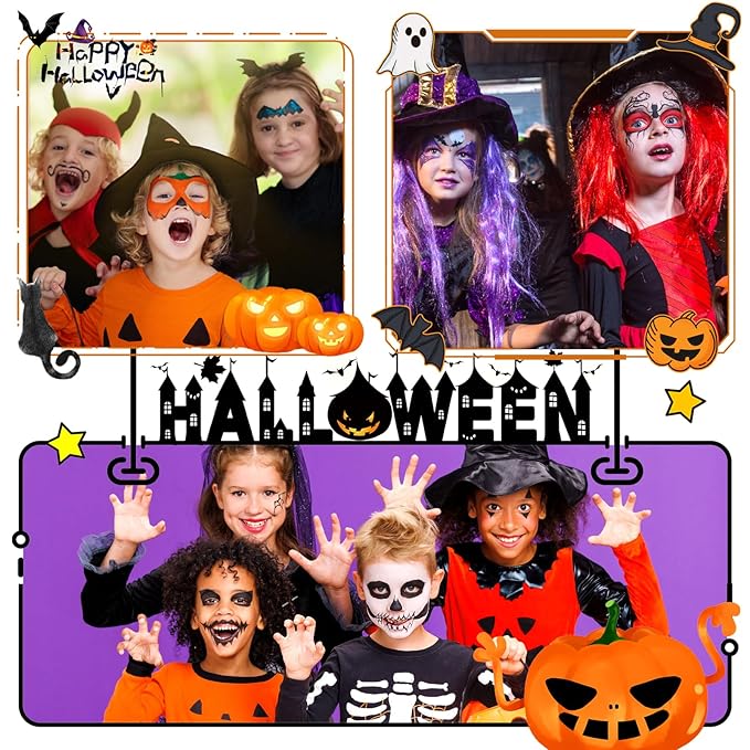 Face Painting Kit for Kids - 24 Colors Water Based Non Toxic Face Paint Kit, Professional Face Paint for Kids with Stencils & Brushes - Parties, Birthdays, Halloween Face Body Makeup Kit