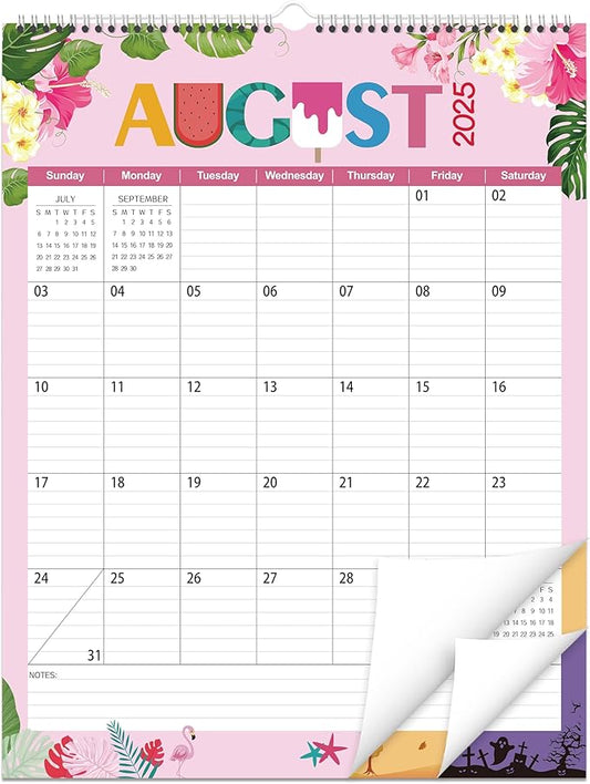 GuassLee Extra Large Wall Calendar 2025-2026, 19-Month Vertical Wall Calendar 2025, Jun. 2025 to Dec. 2026, 17" X 22" Paper Hanging Planner with Thick Paper Spiral Bound for Office Home Organizing