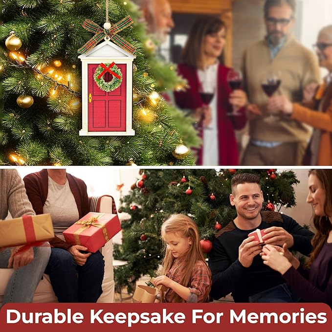 First Christmas in New Home Ornament 2024 - Our First House, Apartment, Wood New Home Decor - Housewarming Gift