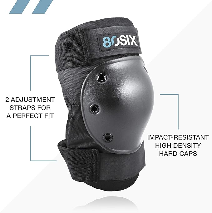 80Six Kids Multi-Sport Pad Set with Wristguards, Elbow Pads, and Knee Pads, Designed by Industry Leading Brand Triple 8