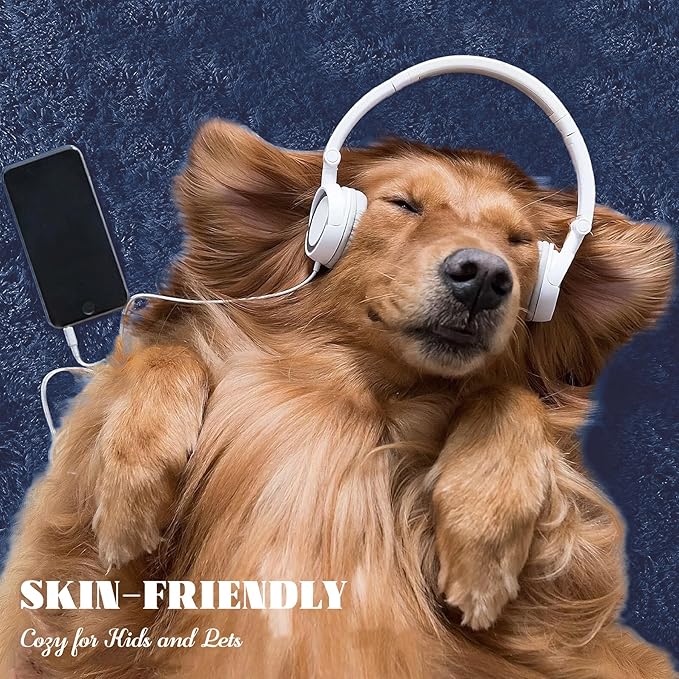 8x10 Area Rug for Living Room: Fluffy Shag Soft Washable Rugs Large Fuzzy Plush Indoor Carpet for Bedroom Nursery Playroom Kids Girls Boys Room (Navy Blue, 8'x10')