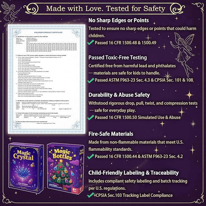 AMIZEY Fairy Potion Kit for Kids with Magic Growing Tree-20 Bottles- Gifts for Girls - 6 7 8 9 10 11 12 Year Old Girl Gifts