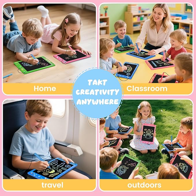 24 Pack LCD Writing Tablet for Kids, Erasable and Reusable Toddler Doodle Board in 8.5 inch, Ideal Educational Drawing Pad for Learning Toy for Ages 3-8 Gifts for Girls Boys