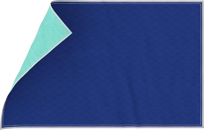 Inspire Waterproof Mattress Protector, Dark Colored to Hide Stains, Extra Large 34 x 54, Quilted Bed Pad for Incontinence Washable, for Adults and Kids