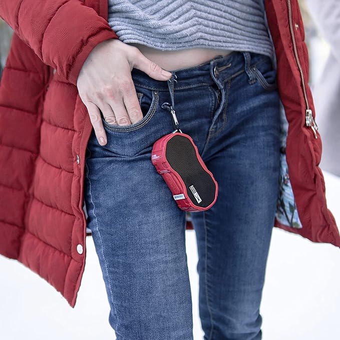 Altec Lansing Baby Boom XL - Waterproof Bluetooth Speaker, Wireless & Portable Speaker for Travel & Outdoor Use, Deep Bass & Loud Sound, 1 Pack, Red