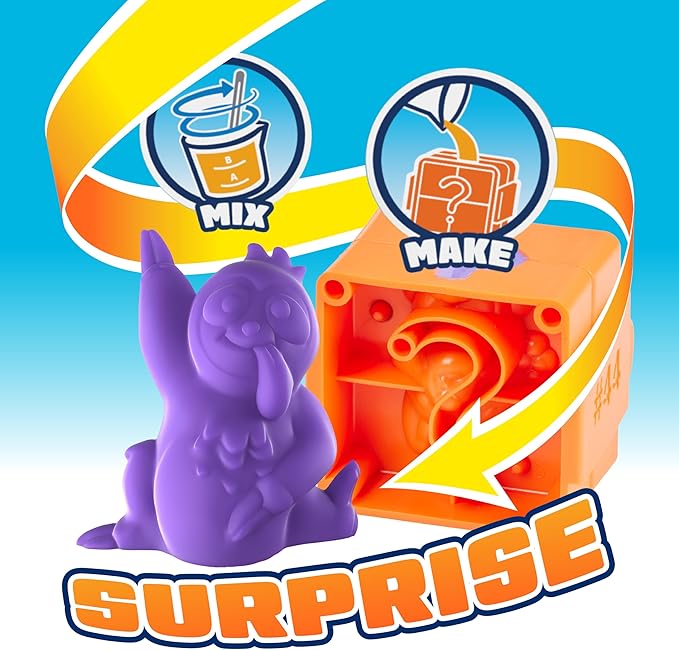 Elmer’s Squishies Refill Pack, Kids Activity, Creates 5 Additional Mystery Characters, 5 Count