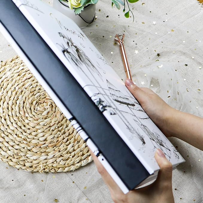 Holoary Travel Photo Album 4x6 500 Photos, Five Pictures Per Page, Large Beach and Vacation Album, Printed Book Cover Travel Design for Honeymoon Memories