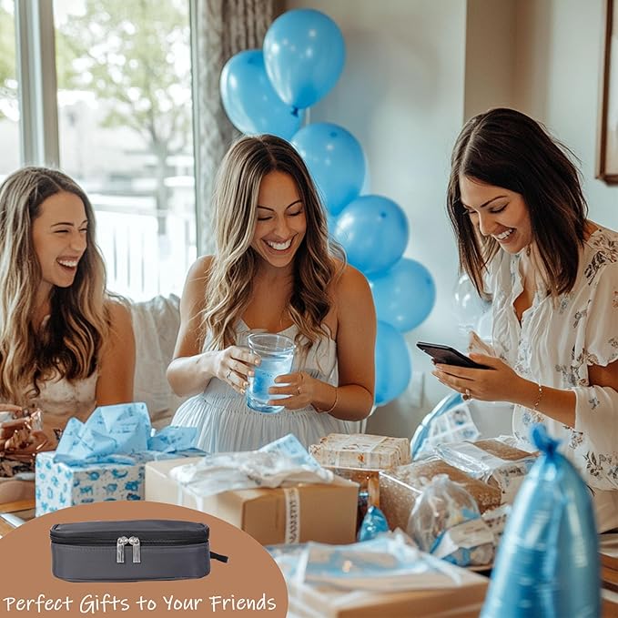 Insulated Breastmilk Cooler Bag with 2 Ice Packs - Breastmilk Cooler Organizer Bag for Daycare, Breastfeeding Mom Travel Outdoor