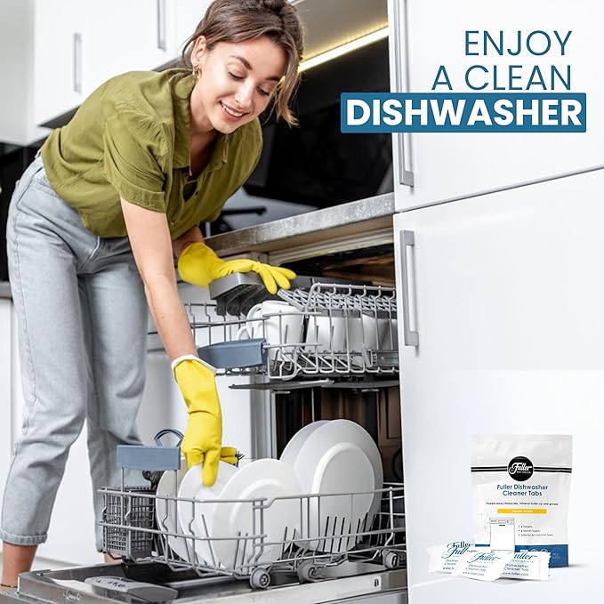 Fuller Dishwasher Cleaner Tabs - Lemon Scent