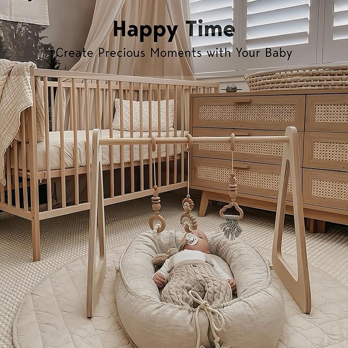 Infant Lounger, Baby Nest Cover for Baby Girls & Boys, Newborn Essentials for Baby 0-12 Months, 100% Cotton Breathable, Co Sleeper Portable Travel Bed (LavenderBlush, Cotton)