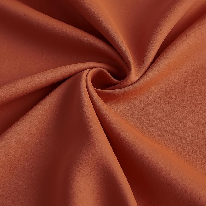 KEQIAOSUOCAI 92 Inch Custom Blackout Curtains for Living Room 2 Panels Set,Copper Pinch Pleat with Hooks Hippie Decorative Pleated Window Drapes Rustic Western Curtain for Bedroom Cabin W40 x L92